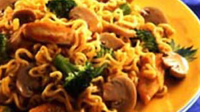Mushrooms and Chicken with Ramen Noodles Recipe ... image