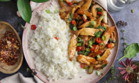 Thai Basil Chicken Recipe | Laura in the Kitchen ... image