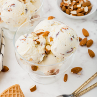 Toasted Almond Ice Cream image