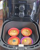 Air Fryer Banana Muffins from Scratch - TopAirFryerRecipes image