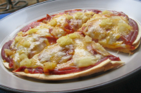 Quick Tortilla Pizza Recipe - Food.com image