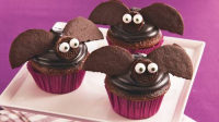 Halloween Bat Cupcakes Recipe - BettyCrocker.com image