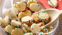 Mini Christmas Confetti Sugar Cookies Recipe ... image