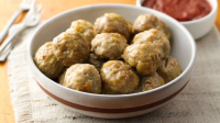 Freezer-Friendly Turkey Meatballs Recipe - BettyCrocker.com image