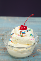 Ice Cube Ice Cream Recipe | MyRecipes image