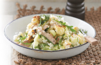 Roasted cauliflower, chicken and rocket risotto - Healthy ... image