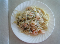 Ranch Shrimp & Crab Pasta | Just A Pinch Recipes image