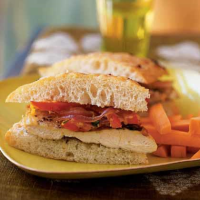 Chicken Focaccia Sandwiches Recipe | MyRecipes image