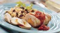Grilled Cheddar-Stuffed Chicken Breasts Recipe ... image