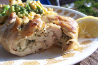 Grilled Basil-And-Garlic-Stuffed Chicken Recipe - Food.com image