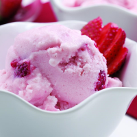 Strawberry Sherbet Recipe | EatingWell image