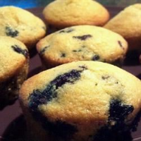 Berry-Blue Corn Muffins Recipe | Allrecipes image