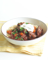 Slow-Cooker Beef and Tomato Stew Recipe | Martha Stewart image