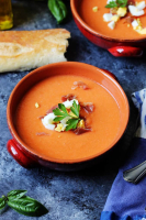 Salmorejo (Spanish Cold Tomato Soup Recipe) - Eating European image