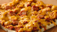 Grilled Hot Dog Pizza Recipe - Pillsbury.com image
