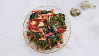 Braised Swiss Chard with Bacon and Hot Sauce Recipe | Bon ... image