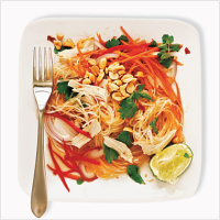 Chicken and Glass Noodle Salad Recipe | MyRecipes image