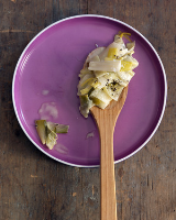 Creamed Leeks Recipe | Martha Stewart image