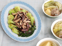 Bok Choy and Mushrooms in Oyster Sauce - Devour.Asia image