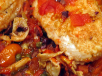 Chicken W/ Oyster Mushrooms & Tomatoes Recipe - Food.com image