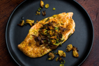 Chicken Paillard With Curried Oyster Mushrooms Recipe ... image
