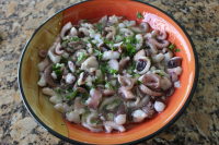 Squid (Calamari) Salad and Octopus (Polipo) Salad Recipe ... image