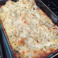 Crescent Roll Breakfast Casserole with Sausage and Ha… image