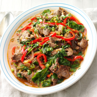 Spicy Beef & Pepper Stir-Fry Recipe: How to Make It image