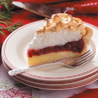 Cranberry Custard Meringue Pie Recipe: How to Make It image