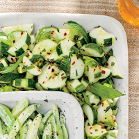 Cucumbers with Ginger, Rice Vinegar, and Mint Recipe ... image