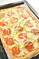 Keto Pizza! Low Carb Sheet Pan Pizza – Ketogenic Diet ... image