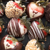 CHOCOLATE COVERED STRAWBERRIES LOGO RECIPES