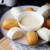 Fried Mantou with Condensed Milk | China Sichuan Food image