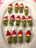 Grinch Fruit Kabobs Skewers - Easy Recipes With Pictures image