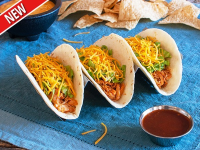 Top Secret Recipes | Taco Bell Shredded Chicken Soft Taco image