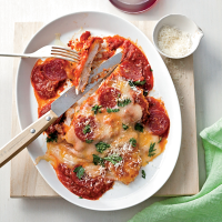 CHICKEN PEPPERONI PARM RECIPES