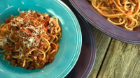 Umami Meat Sauce and Spaghetti | Recipe - Rachael Ray Show image