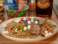 Buddy the Elf's Breakfast Spaghetti Recipe | MyRecipes image