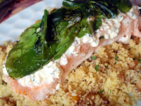 Salmon With Cream Cheese, Spinach & Garlic Recipe - Food.com image