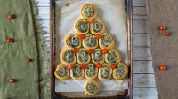Spinach and Ricotta Puff Pastry Christmas Tree Recipe ... image
