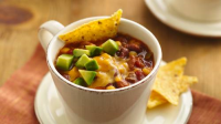 Slow-Cooker Southwest Beef and Bean Soup Recipe ... image