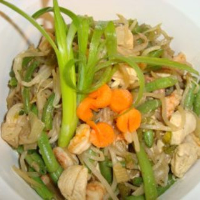 Green Beans with Bean Sprouts And Green Onions image