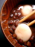 Zenzai - Dango in Azuki Recipe - Food.com image