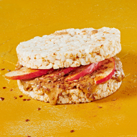 Rice Cake Snackwich Recipe | EatingWell image