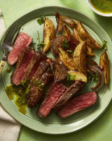 Best Herbed Mojo Steak and Crispy Potatoes Recipe - How to ... image