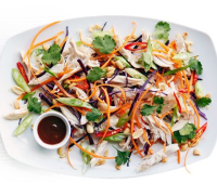 Asian pulled chicken salad recipe | BBC Good Food image