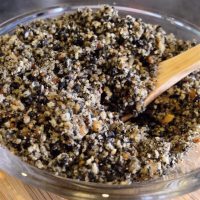 Black Sesame Seed and Walnut Mix Recipe | Allrecipes image