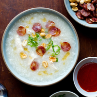 Slow Cooker Rice Congee with Chicken Recipe - Marcia ... image