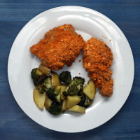 Cheddar Oven Fried Chicken Recipe by Tasty image