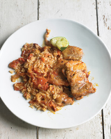 Chipotle Chicken and Rice Recipe | Martha Stewart image